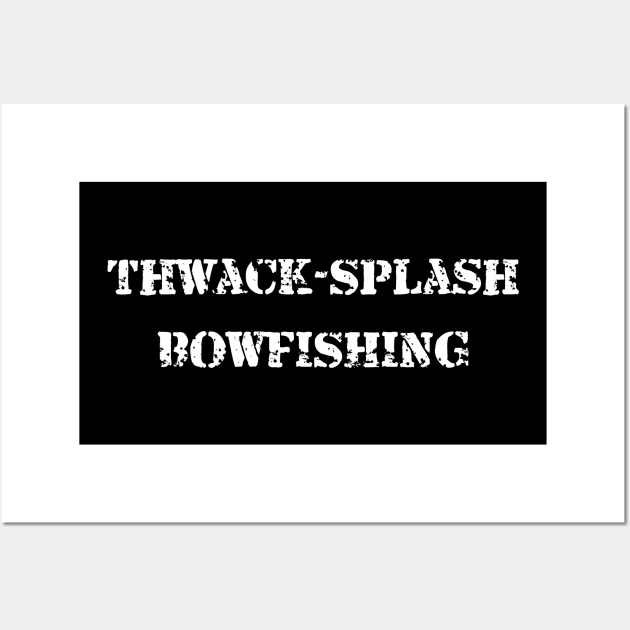 Thwack Splash Bowfishing Wall Art by machasting